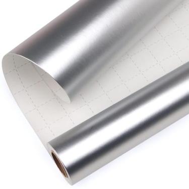 Imagem de Papel de embrulho Ribbli Matte Silver 43 x 100 cm, 10 mm