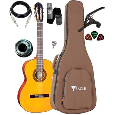 Imagem de Violão Canhoto Eagle Dh69 Eletroacústico Com Bag + Acessórios (STVG)