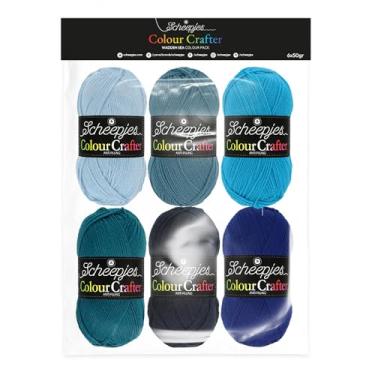 Imagem de Scheepjes Pacote de cores Color Crafter 6 x 50 g - Wadden Sea Yarn