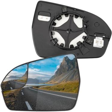 Imagem de LOIYLLEN Substituição do espelho lateral do motorista para Lincoln MKX 2016 2017 2018, MKC 2015 2016 2017 2018 2019, Nautilus 2019-2023 - Vidro do espelho do lado esquerdo, espelhos retrovisores de