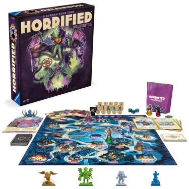 Imagem de Jogo de Tabuleiro Estratégico Cooperativo Ravensburger Horrified World of Monsters para Maiores de 10 Anos