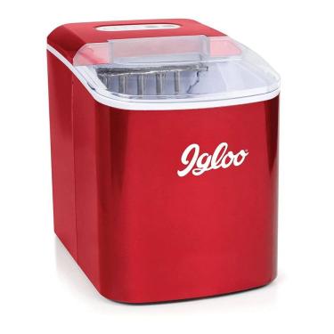 Imagem de Máquina de Gelo Automática Portátil até 11 kg de Gelo em 24h, 110v, IGLOO ICEB26RR, Vermelho