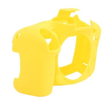 Imagem de Akozon Capa Protetora de Silicone para Câmera, Adequada para D7200, Antiderrapante, Texturizada, Macia, Capa Protetora de Silicone para Câmera (Amarelo)