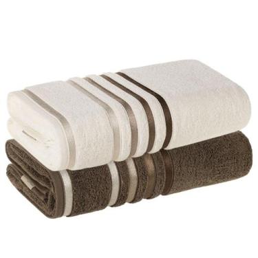 Imagem de Kit 2 Toalhas Bannho Banhão Karsten Gigante Fio Penteado, Sortida 6