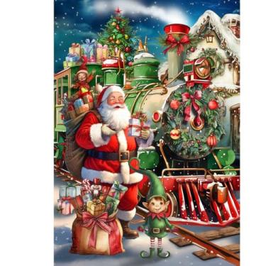 Imagem de Briarwood Lane Bandeira de jardim Holiday Express