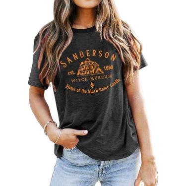 Imagem de Camiseta kfulemai Sanderson Sisters com estampa de Halloween