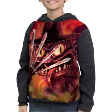 Imagem de Casaco Moletom Infantil Scary Terry Rick And Morty - smoke, Preto, 6