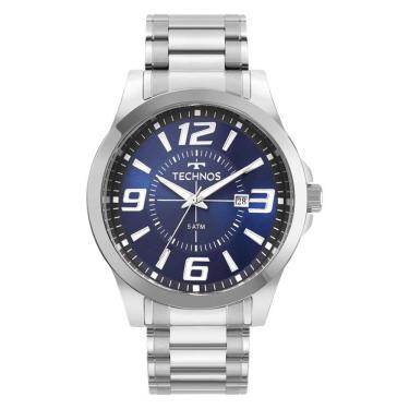Imagem de Relógio Technos Masculino Ref: 2115kzzs/1a Racer Prateado