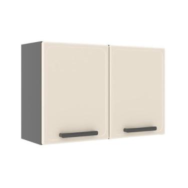 Imagem de Armário Aéreo Alto de Cozinha em Aço 2 Ptas Estilo Bertolini