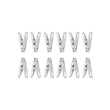 Imagem de Prendedor de Embalagem Pregador Inox Multiuso Cozinha 12un