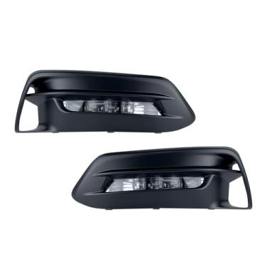 Imagem de Faróis de neblina de LED compatíveis com Honda Accord 2018-2020 com luzes de neblina DRL com interruptor e chicote de fiação