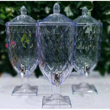 Imagem de 2X Suqueira Jarra Cristal Acrílico Diamond Água Suco4,5L Xpl