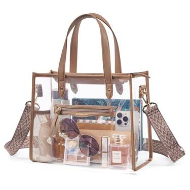 Imagem de Sacola transparente Missnine para mulheres Bolsa transparente de PVC g