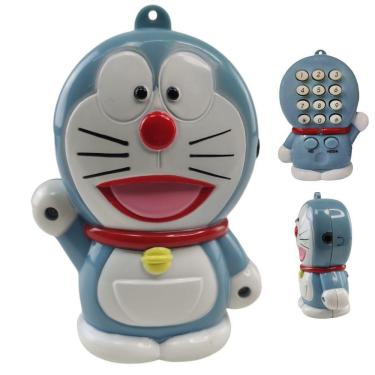 Imagem de Telefone Gato Doraemon Mesa C Headset Microfone Flexivel