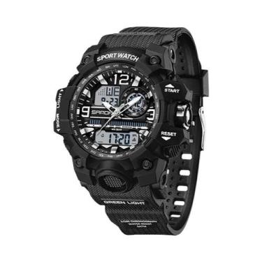 Imagem de Relógio Digital Unissex À Prova D'Água Com Pulseira Transparente Para 