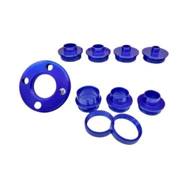 Imagem de Conjunto De 10 Peças De Buchas De Guia Para Router Em Alumínio, Kit De