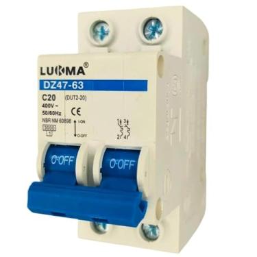 Imagem de DISJUNTOR BIPOLAR 20A DIN - LUKMA