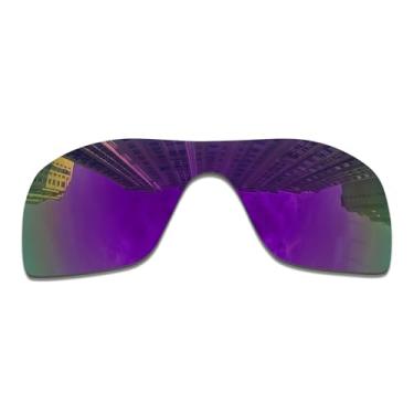 Imagem de Wetnenss Lentes de substituição para óculos de sol Oakley Batwolf OO9101/polarizadas de 1,5 mm/fáceis de instalar (roxas)