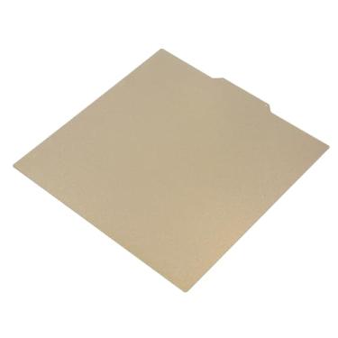 Imagem de Eujgoov Placa de Construção de Impressora 3D PEI PEO Plate Platform Print Bed Dupla Face para Ender 7 Qidi X Plus 3, 280x280mm Magnética Texturizada Base de Adesão Forte Aço Flexível, para PLA ABS TPU