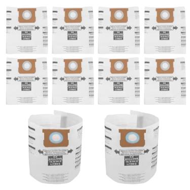 Imagem de Sacos de vácuo compatíveis com 5-8 galões, sacos descartáveis de alta eficiência para coleta de pó fino para 12RT300, 4045, 6045AH, 84L250B, 84L300 84M250B, 90M300 92L350, 92M300, H87S550A, QL20ATAT