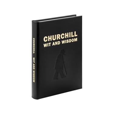 Imagem de Graphic Image Espírito E A Sabedoria De Churchill Em Couro Preto (R) -