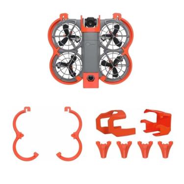 Imagem de SZZCNOX Protetor de hélice Neo 2 + protetor de para-choque cardan + suportes de extensão de altura para acessórios DJI Neo 2 Drone, conjunto de protetores de proteção total anticolisão 3 em 1 para DJI
