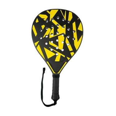 Imagem de Lljsszr Raquete de Padel, Raquete de Tênis, Equipamento de Entretenimento, Agilidade E Exercícios Físicos para Iniciantes, Crianças E Adultos, Ideal para Esco, Preto E Amarelo