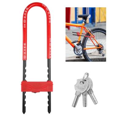 Imagem de Cadeado de combinação de quatro posições U Lock para scooterBicicletas elétricas, mountain bikes, portas de vidro