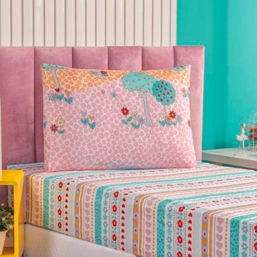 Imagem de Jogo De Lençol Bouti Kids 2 Peças Infantil Menino Menina Decora Quarto (Balão)