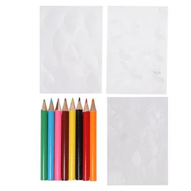 Imagem de Kit de folhas termorretráteis, vários padrões, papel de filme retrátil, ótimo presente para chaveiro, joias, marcadores, projetos de artesanato faça você mesmo com lápis de cor,