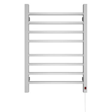 Imagem de Toalheiro Térmico 2 Toalhas Quadratto Due Cinza 220V Direito