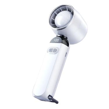 Imagem de Ventilador de mão, ventilador de resfriamento sem lâmina | Ventilador recarregável de 100 velocidades, dispositivo de resfriamento silencioso para clima quente, acampamento, praia, academia