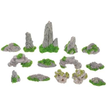 Imagem de Milisten Conjunto de 14 Peças de Enfeites Em Miniatura para Jardim: Acessórios de Decoração Diy para Micropaisagismo, Artesanato Em Resina para Decoração de Interiores E Exteriores.
