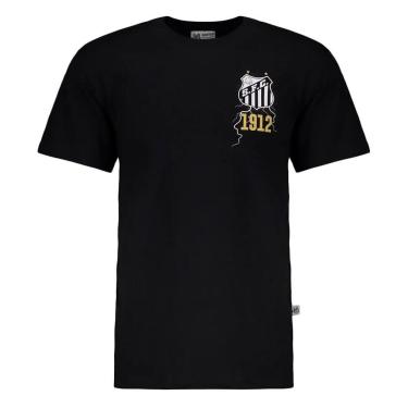 Imagem de CAMISETA SURF CENTER SANTOS NASCER E VIVER PLUS MASCULINO - PRETO 54-Masculino