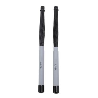 Imagem de Alomejor Escovas de Tambor de Nylon de Nylon Retráteis, Escovas Telescópicas de Arame de Percussão