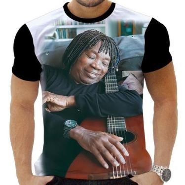 Imagem de Camiseta Camisa Personalizada Rock Djavan MPB Brasil 2 - Obsidiana Co,