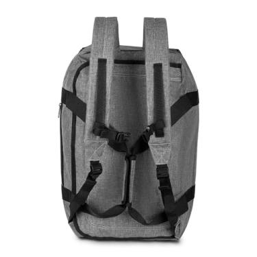 Imagem de Bolsa Esportiva 2 em 1 Cinza – Ideal para Treinos e Viagens Design Moderno e Multifuncional