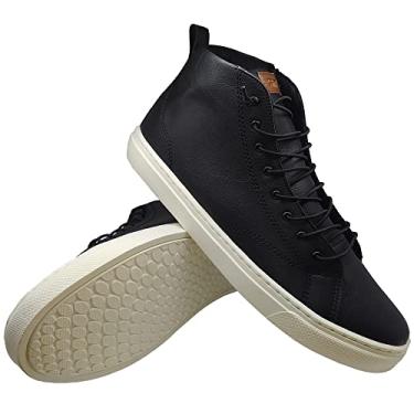 Imagem de Tênis Masculino Cano Alto Stir Numeração Especial Preto Cor:Preto;Tamanho:46;Gênero:Homem