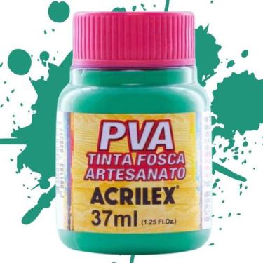 Imagem de Tinta PVA Fosca para Artesanato 37ml Acrilex - Cores Frias - 03240, VE