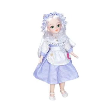 Imagem de Boneca Articulada De Anime De 30cm Para Meninas Com Roupas, 23 Juntas,