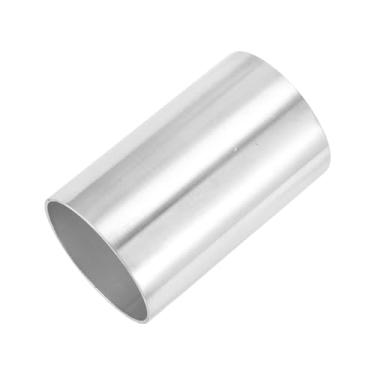 Imagem de TUCKBOLD 64 mm/2,5" OD reto 6061 tubo de liga de alumínio intercooler superfície polimento entrada de ar mangueira de conexão dupla cabeça plana 100 mm 9.9 cm (C) 1 mm 0.1 cm (T)