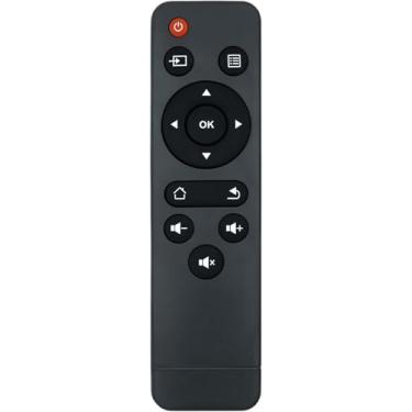 Imagem de JISIZKY Controle remoto de substituição compatível com PANSEBA AK-69, OWNKNEW K11, YOWHICK W33 mini projetor de filmes portátil