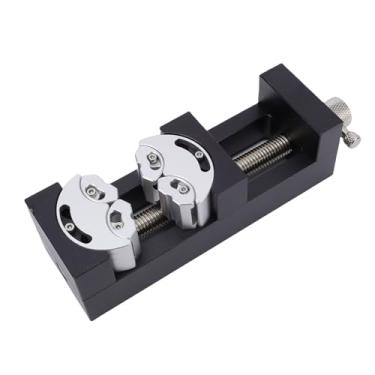 Imagem de Jectse Mini Braçadeira de Torno, Torno de Bancada de Liga de Alumínio Resistente Com Design Fractal Inteligente para Fazer Jóias, Reparos de Modelagem de Artesanato