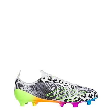 Imagem de adidas Tênis de futebol masculino Adizero 40 Mismatch - Branco, Branco nuvem/Team Solar Green) Core Bl, 42