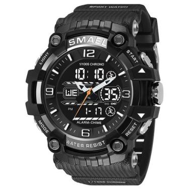 Imagem de Relógio Masculino Smael Anadigi 8089 Preto