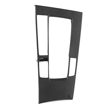 Imagem de Generic Elegante Acabamento da Tampa da Estrutura do Painel de Engrenagens do Console Central de Fibra de Carbono Adequado para 3 2020-2023, Acabamento Painel de Engrenagens Fácil de Instalar para