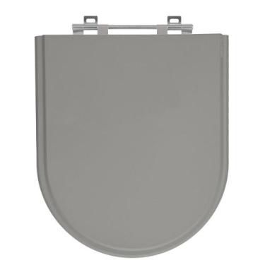 Imagem de Assento Sanitário Carrara Cinza Vip (Escuro) Tampa para Vaso Deca de M