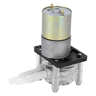 Imagem de Cryfokt Bomba Peristáltica Com Estrutura de Aço Inoxidável, Bomba Dosadora Anticorrosão para Máquinas de Lavar e Lava-louças, Cabeça Transparente de PC para Equipamentos de Cozinha (12V)