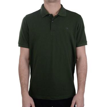 Imagem de Camisa Polo Masculina Ogochi Essencial Slim Verde - 007510-Masculino