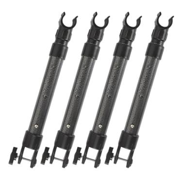 Imagem de Whtkoph Conjunto de 4 Hastes de Suporte para Mesa de Vagão, de Reposição, Telescópicas E Ajustáveis, para Mochilão, Camping E Equipamentos para Atividades Ao